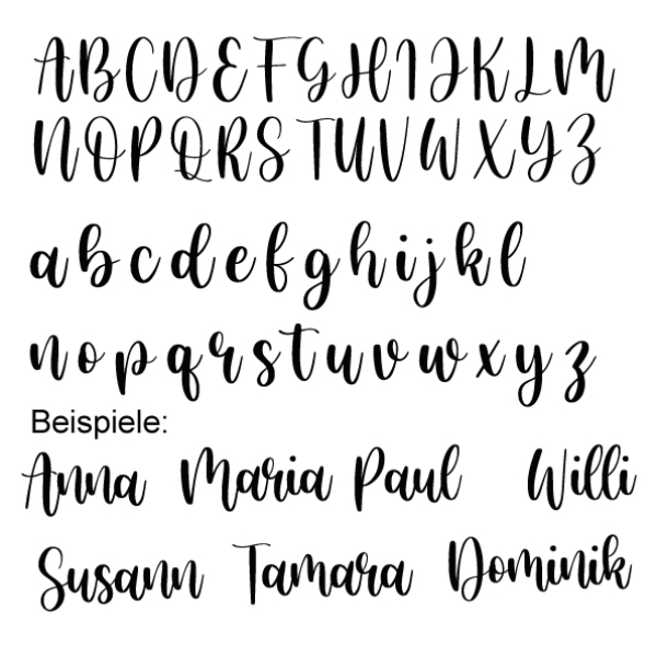 Schriftzug -personalisiert-